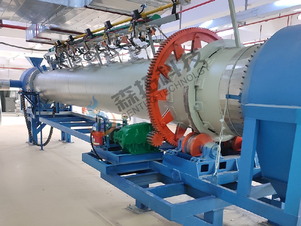 廣東江門10噸/天高純氧化鋁粉-擺動窯